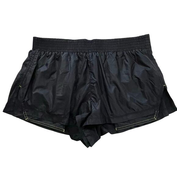 Free people Movement Black Running Shorts Elastic waist size L Pull On Gym Yoga - Picture 1 of 10